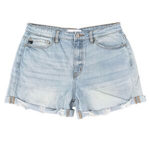 KanCan Women's Estilo Light Wash 100% Cotton Jean Shorts Size 11/29